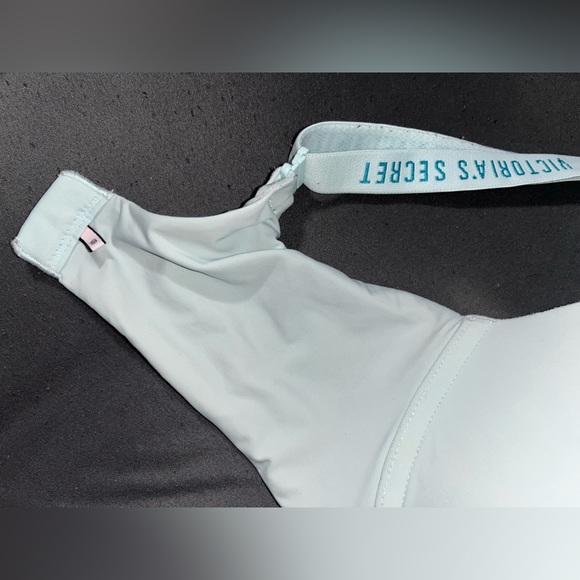 Pastel Blue Victoria’s Secret Full Coverage T-Shirt Push-Up Bra Women’s 32DDD - Picture 4 of 8